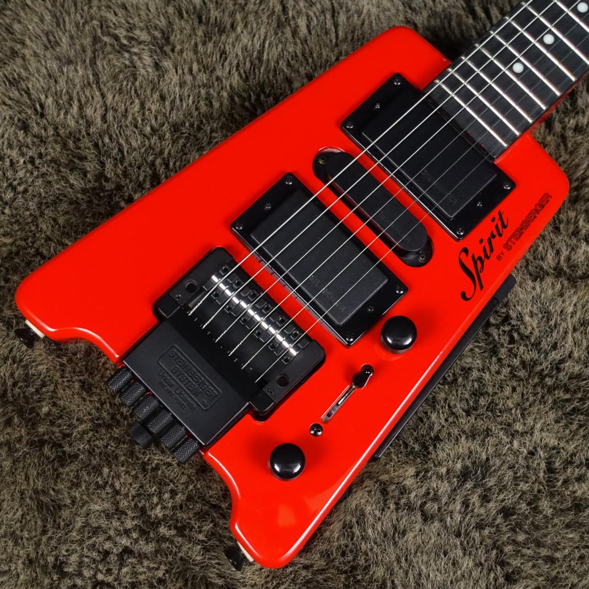 Steinberger Spirit GT-Pro Deluxe Hot Rod Red【ストリングアダプター