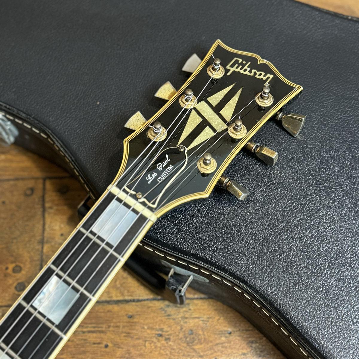 メーカー不明】レスポールカスタム 黒 G社ロゴ入り※ 楽器・機材