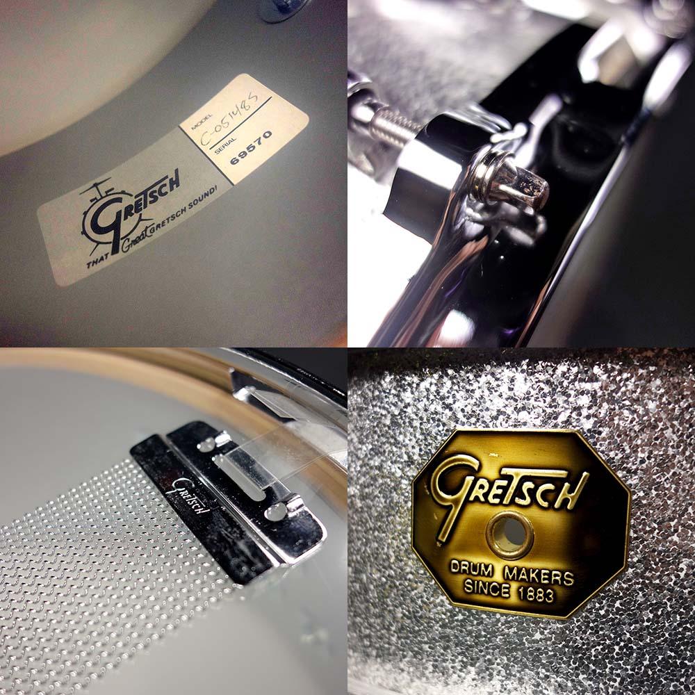 Gretsch USA Custom C-05148S Maple Snare 14”x5” Silver