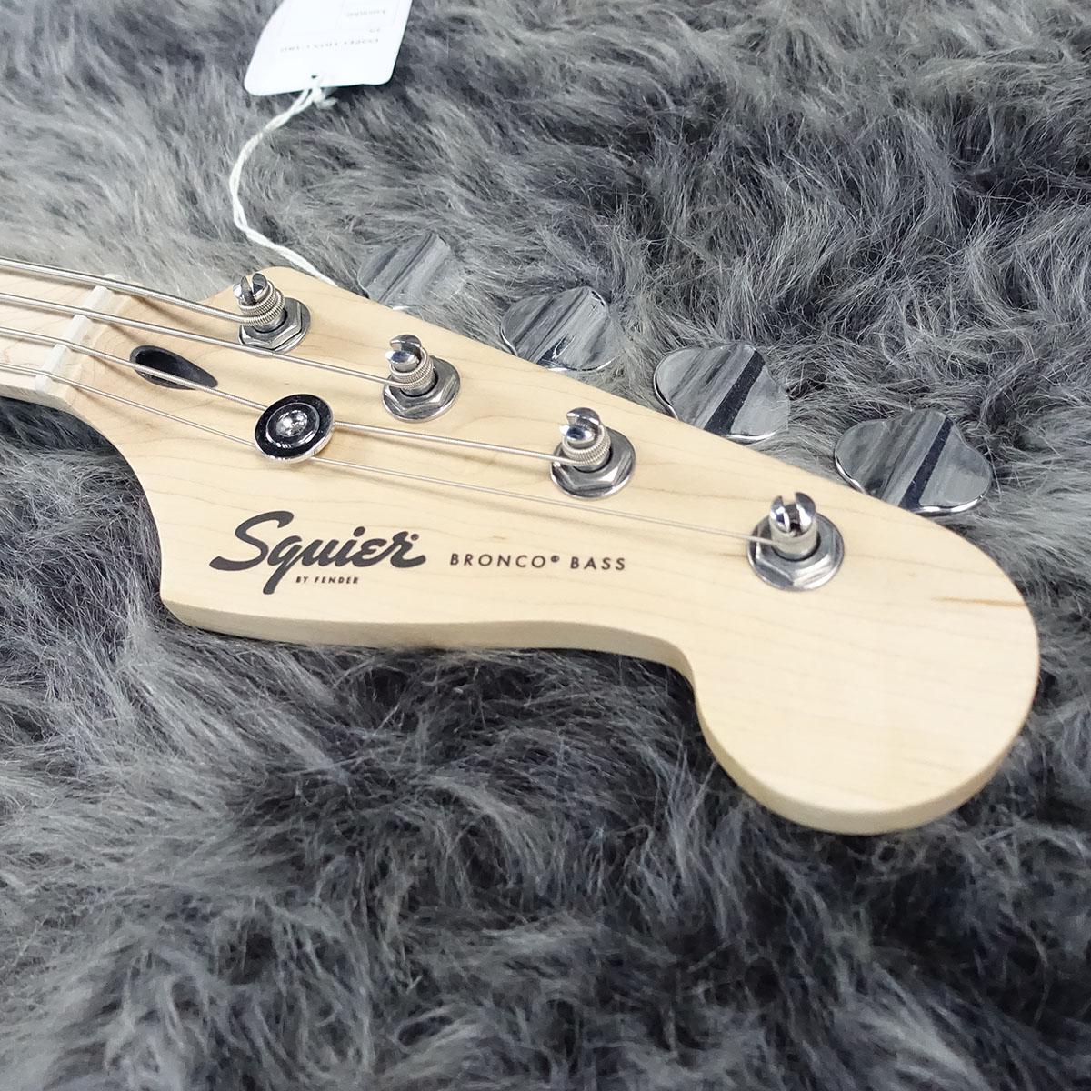 Squier Bronco Bass ホワイト エレキベース Squier by Fender SONIC BRONCO BASS Arctic White ベース初心者