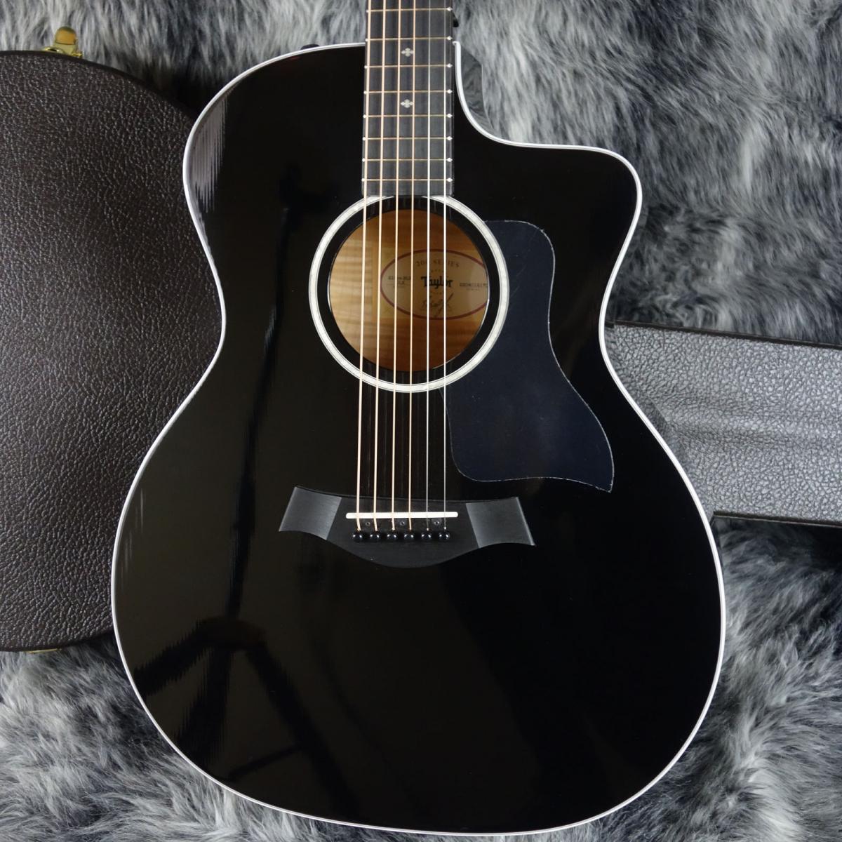 Taylor 214ce-BLK DLX ケース、クロス、ストラップ付き　美品