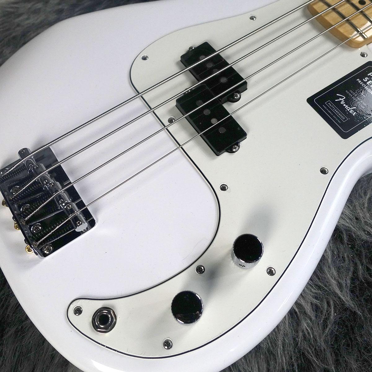Fender Mexico Player Precision Bass Maple Fingerboard Polar White