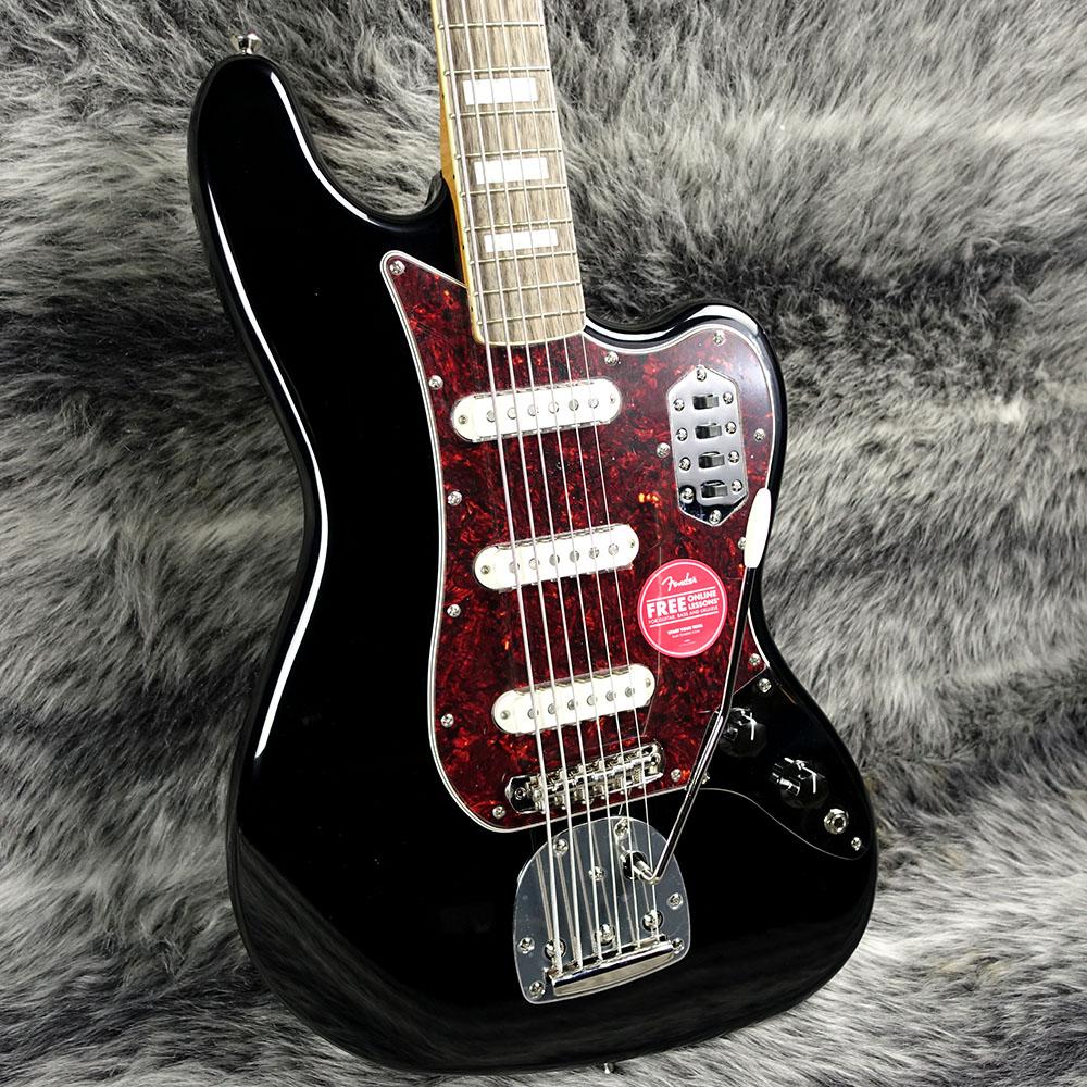 【10733】Squier Jazz Bass VI 6弦ベース ブラック Squier by Fender Affinity Series Jazz Bass VI Black Metallic 6弦