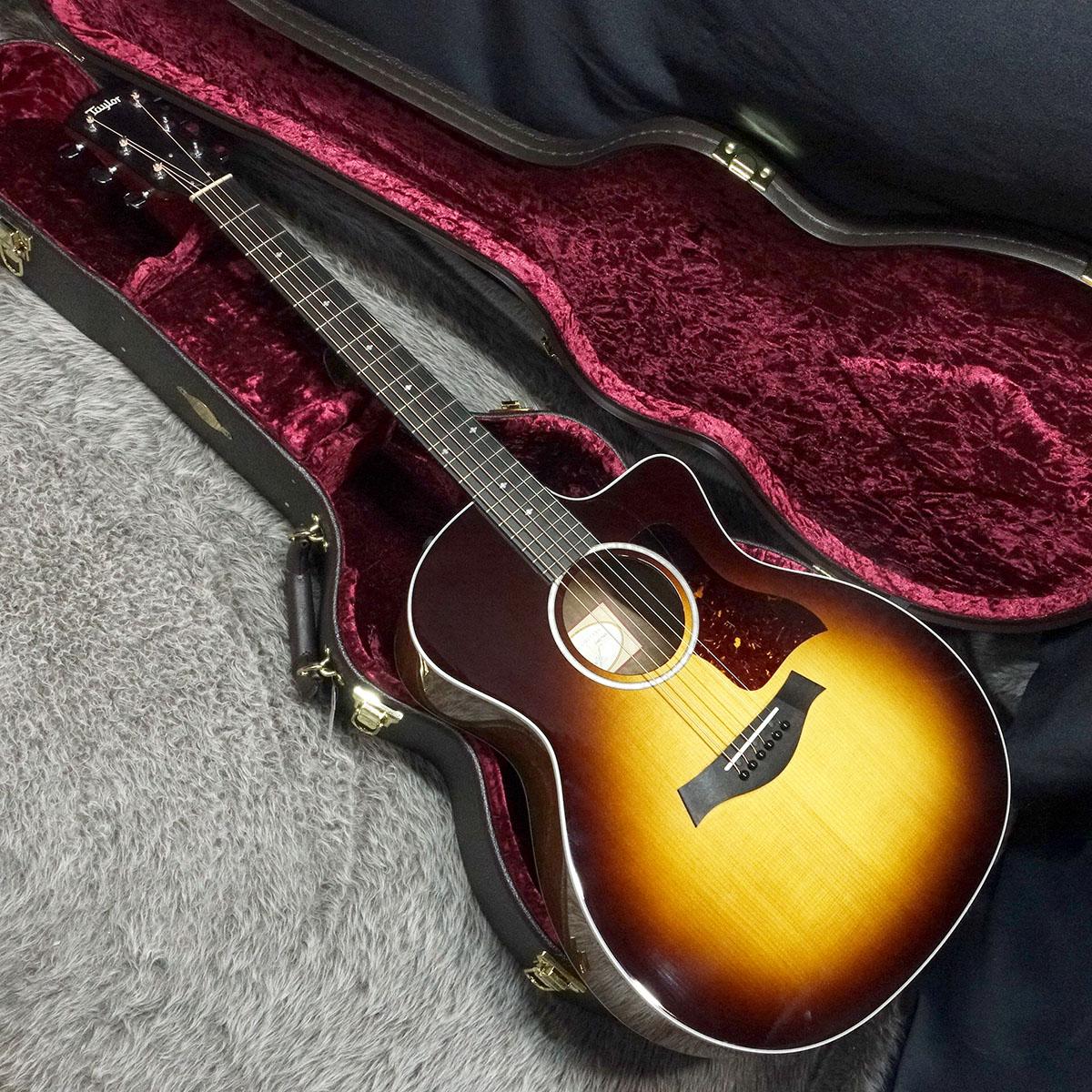 テイラー　214ce DLX SB Rosewood 美品 Taylor 214ce Rosewood DLX Sunburst《アコギ》 : ギター