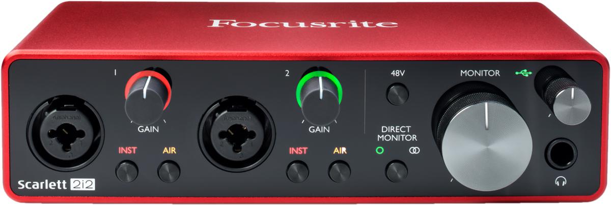 【未使用品】Focusrite　Scarlett 2i2 (3rd Gen)