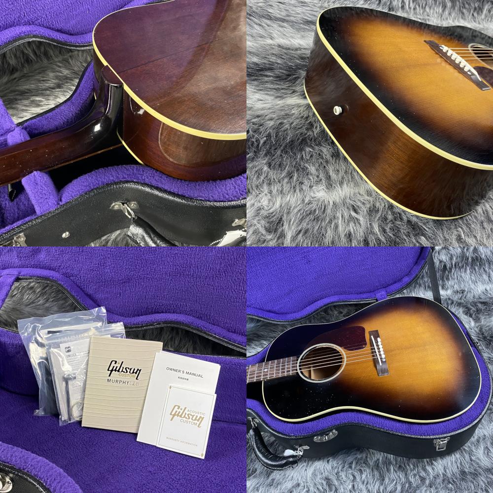 Gibson j-45 banner thin finish カスタムショップ Gibson Custom Shop J-45 Bilwara Tonewood Edition Honey Burst