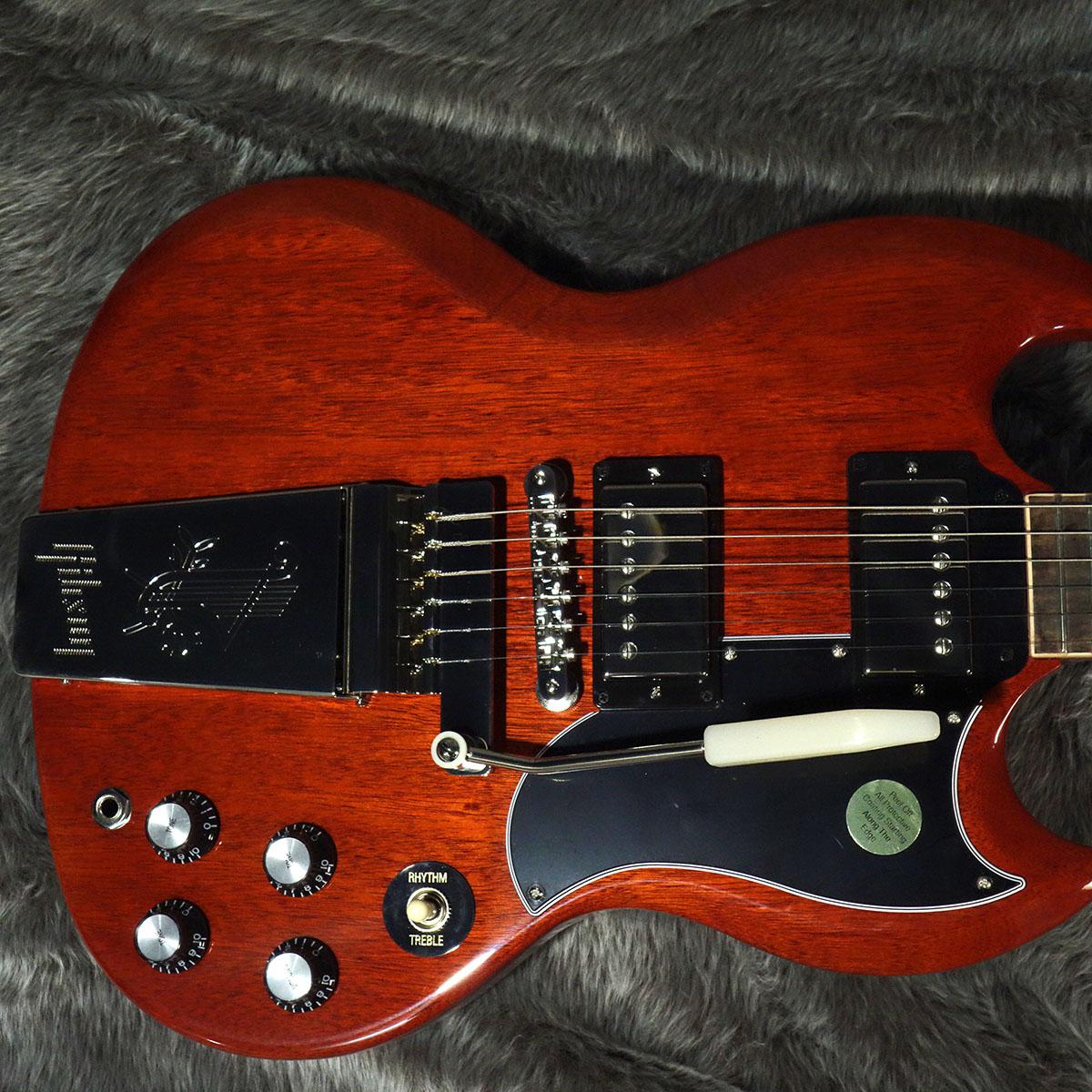 maestro by Gibson SG ブラック マエストロ マエストロ・ヴァイブローラ搭載の1961年スタイル・ギブソンSG