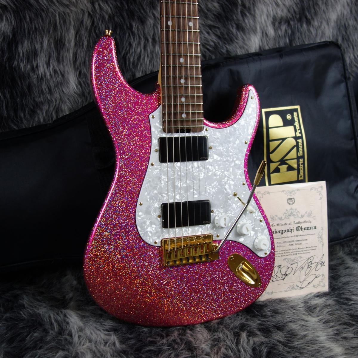 ESP SNAPPER-7 Ohmura Custom -Twinkle Pink- <イーエスピー>｜平野 