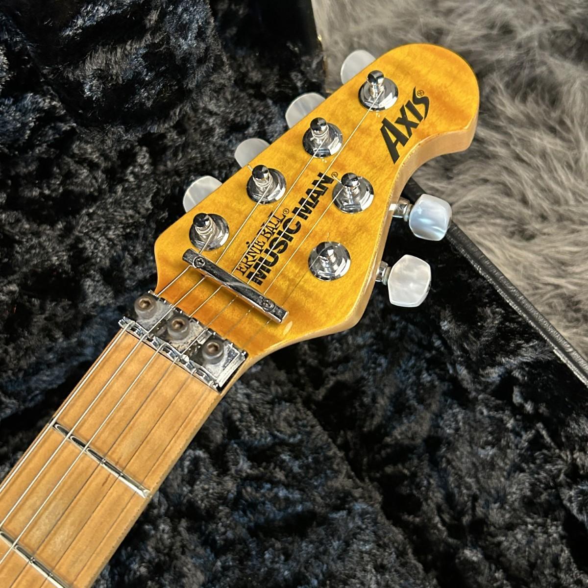 sterling by Music Man Axis トランスゴールド Sterling By MusicMan Axis Flame Maple - Trans Gold