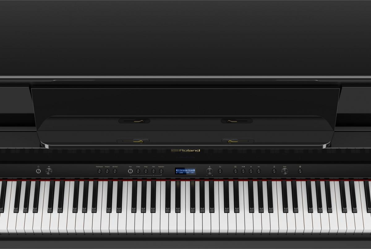 ローランド ローランド 電子ピアノ LX705【運送・設置付】黒塗り鏡面仕上げ Roland デジタルピアノ LX-705 PES【親子向けセット】 