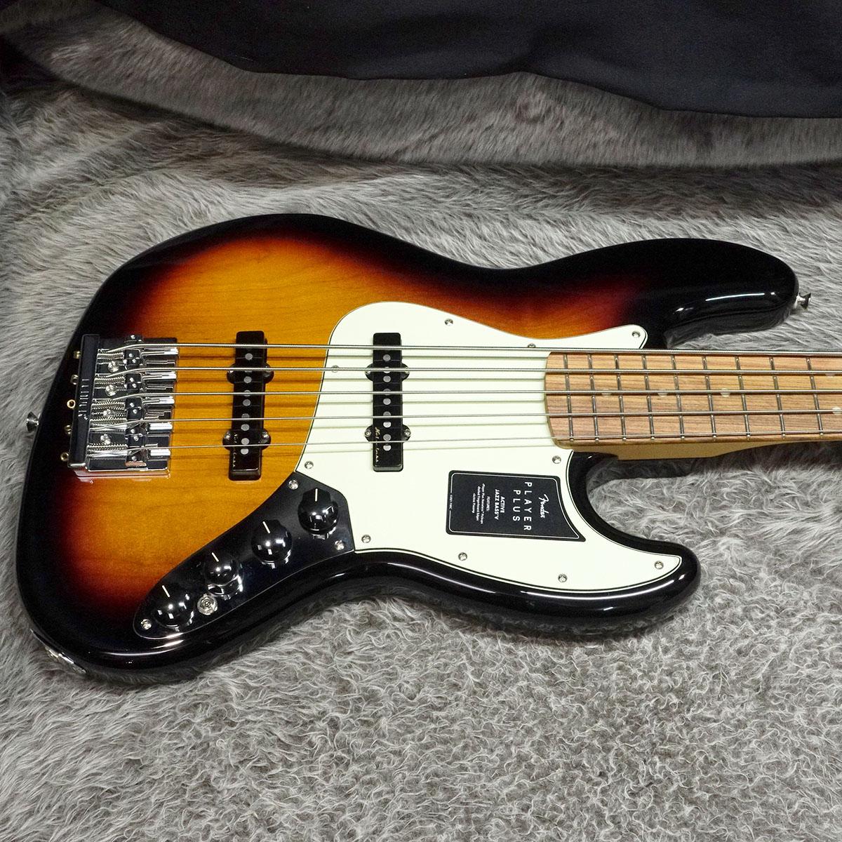 Fender Player Plus Jazz Bass V PF 3-Tone Sunburst｜平野楽器