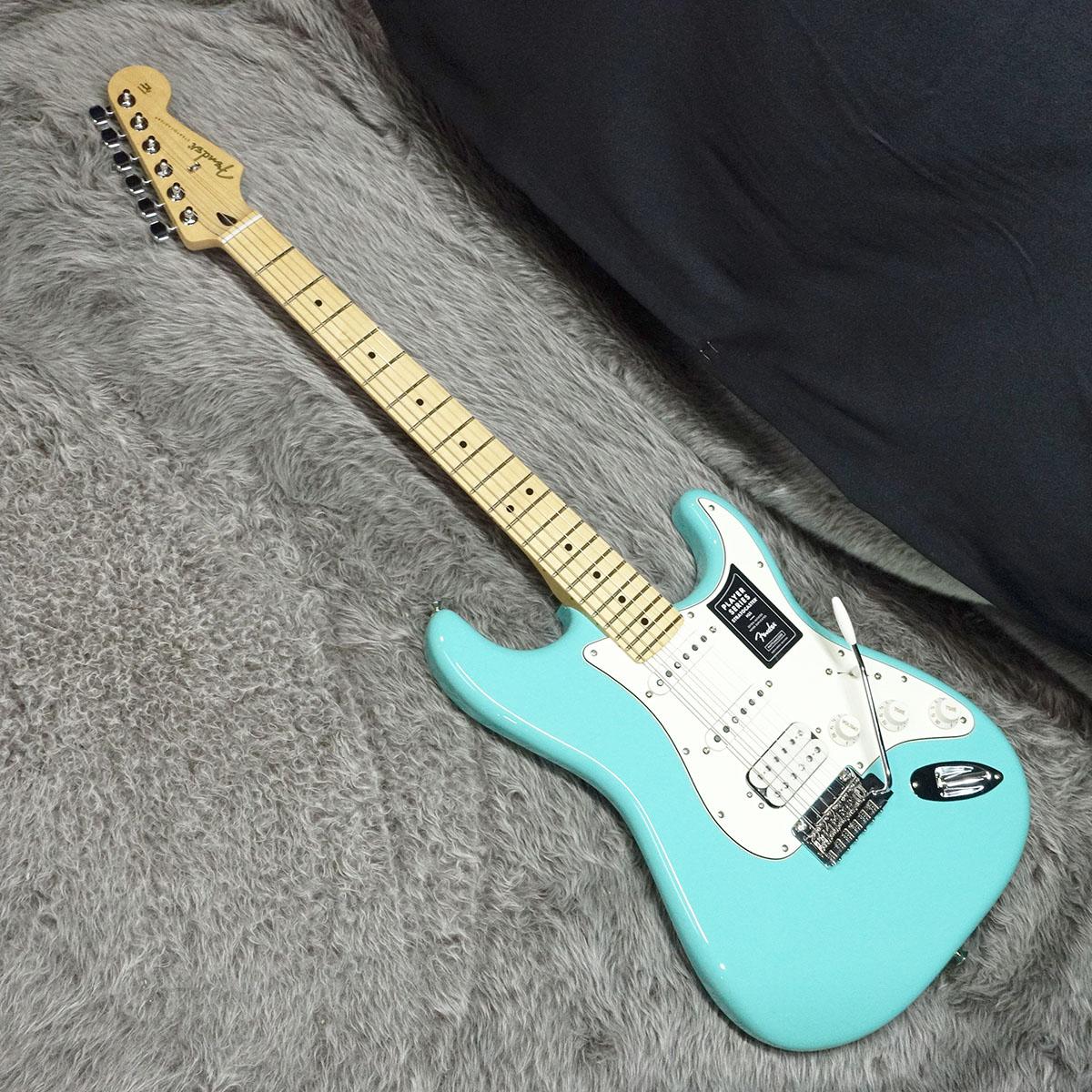 Fender Player Stratocaster  HSS ロックペグ交換済 Fender】Player Stratocaster HSS Maple Fingerboard Sea Foam Green