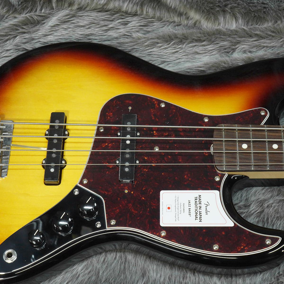Fender Japan Made in Japan Traditional 60s Jazz Bass RW 3-Color