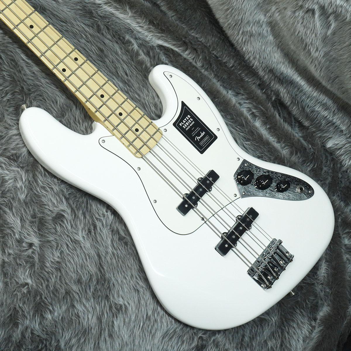 Fender Player Jazz Bass MN Polar White 《アウトレット》｜平野楽器 