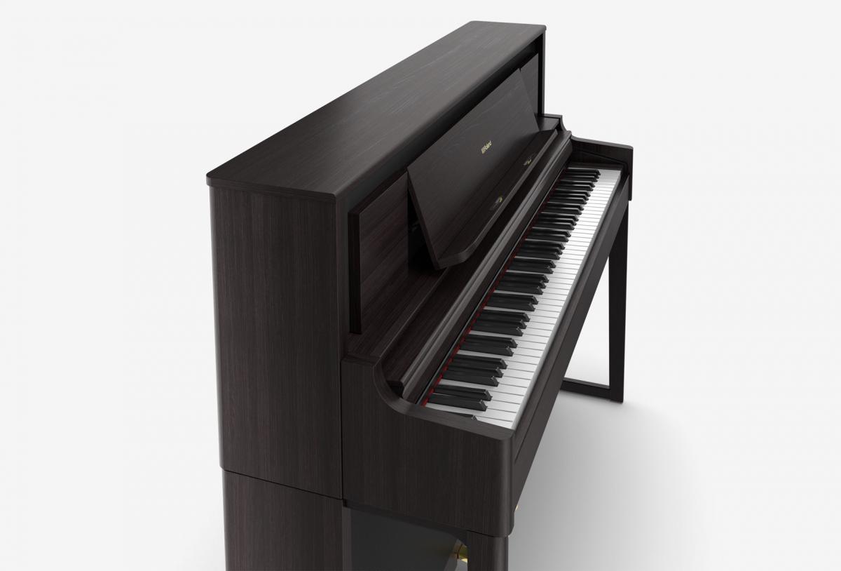 LX706-PES( 黒塗鏡面艶出し塗装仕上げ)【配送設置無料】【純正電子ピアノ用マット&ヘッドホン付】【メーカー取り寄せ品】