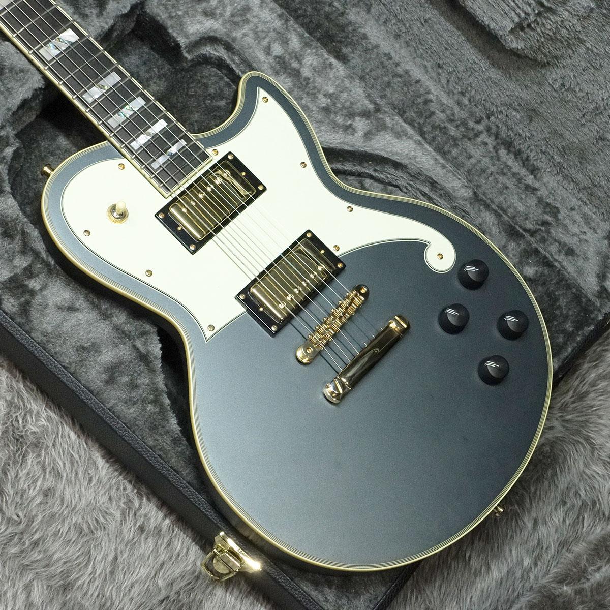 D'Angelico Deluxe Atlantic Limited Edition Matte Charcoal