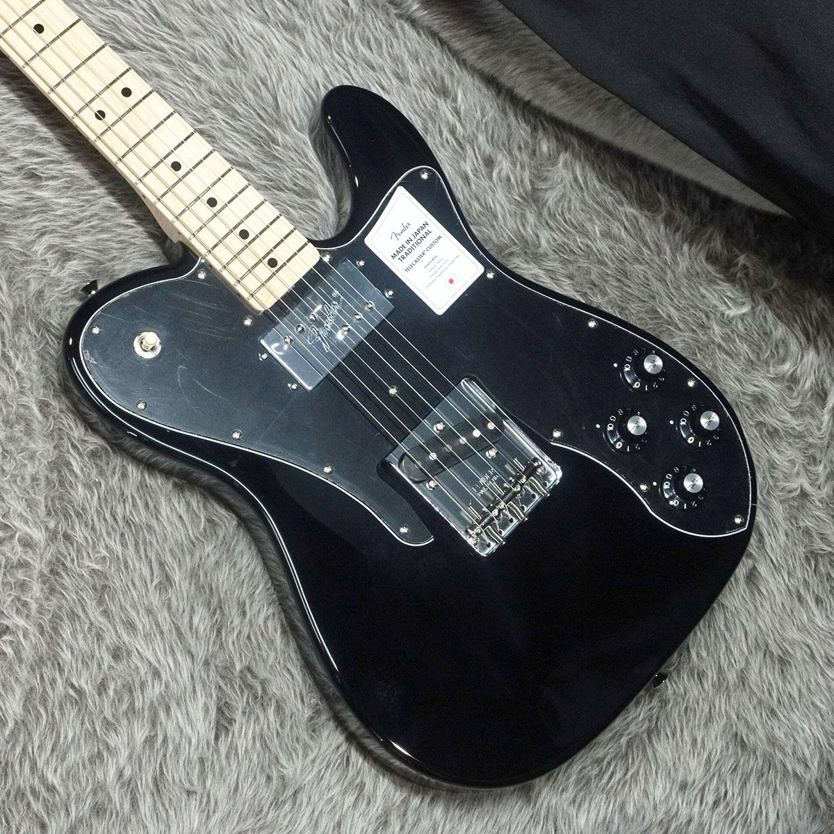 Telecaster　in　70s　Black｜平野楽器　ロッキン　Custom　Fender　オンラインストア　Traditional　Made　Japan　MN