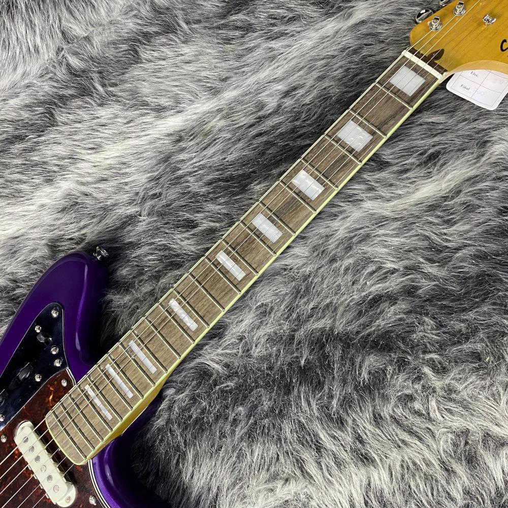 最新 Squier FSR Classic Vibe 70s Jaguar Purple Metallic ギター