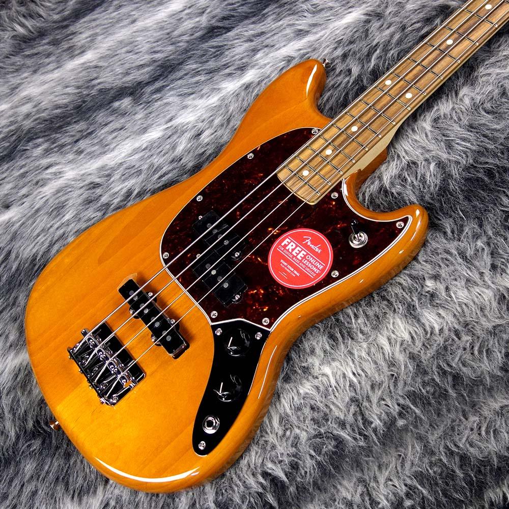 Fender Player Mustang PJ Bass Aged Natural｜平野楽器 ロッキン オンラインストア