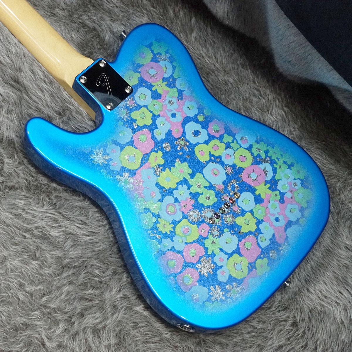 ギター Fender japan blue flower telecaster 2008 Fender Japan Blue Flower Telecaster Electric Guitar