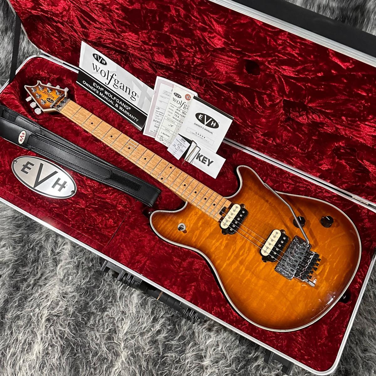 EVH USA Wolfgang Quilt Maple Top TBS <イーブイエイチ>｜平野