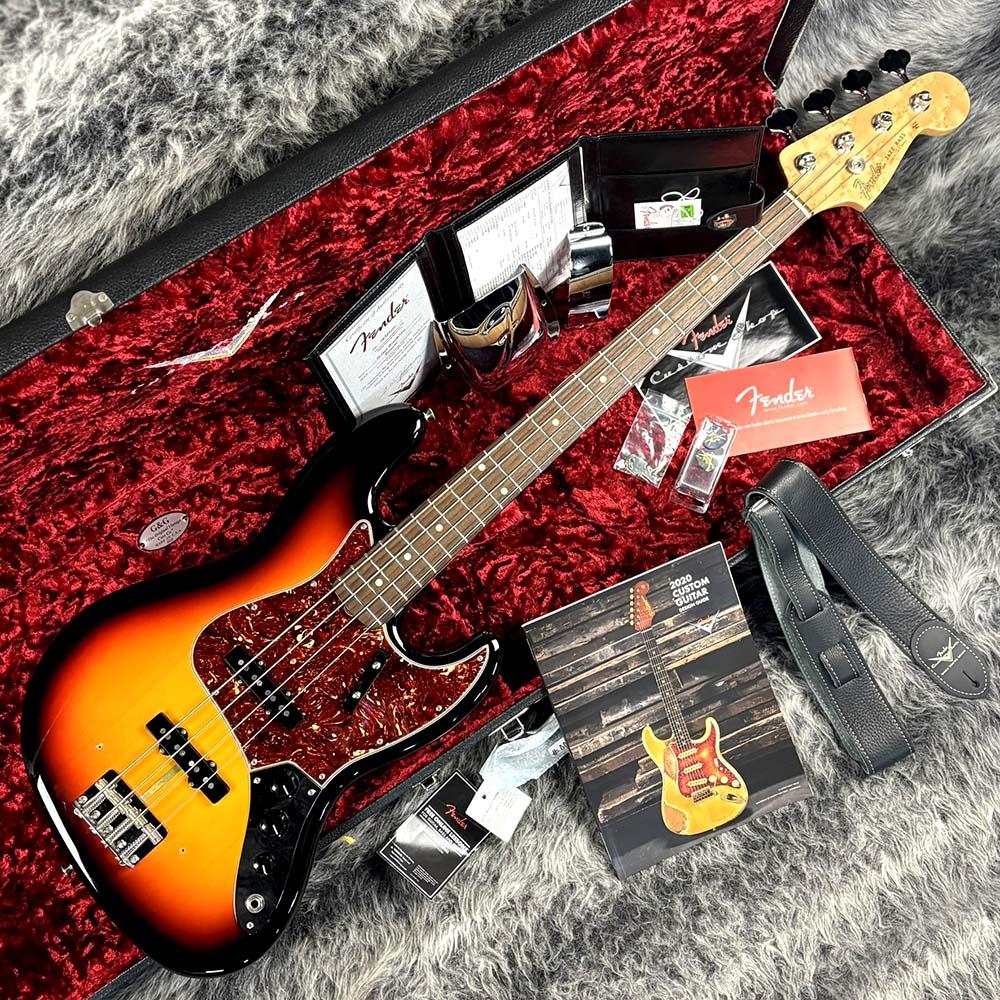 Fender Custom Shop '62 Jazz Bass 2019年製 Fender Custom Shop 62 Jazz Bass NOS 3TS (Round Finger Board) 2020