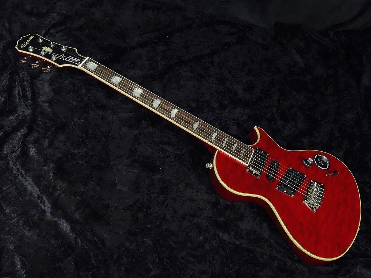 新品◆ epiphone nighthawk custom quilt trans red【在库限りの超特