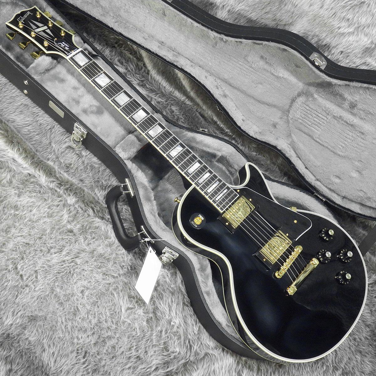 ギター Gibson Custom 1968 Les Paul Custom Ebony Gibson 1968 Les Paul Custom Reissue VOS EB Ebony #051238