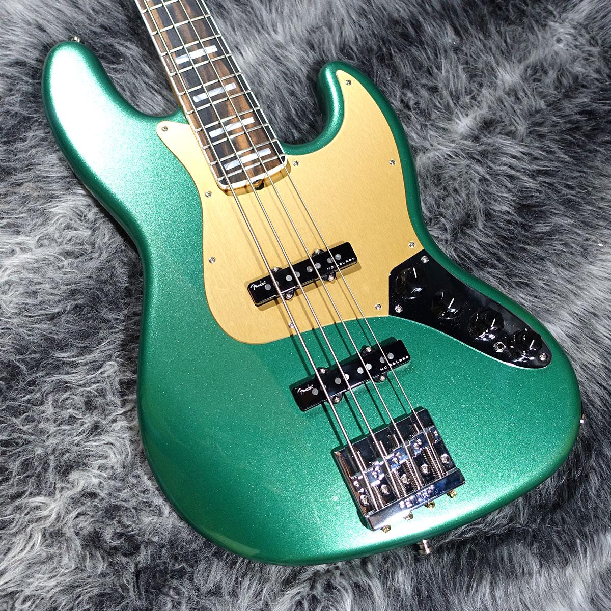 Fender American Ultra Jazz Bass Ebony Fingerboard, Mystic Pine 