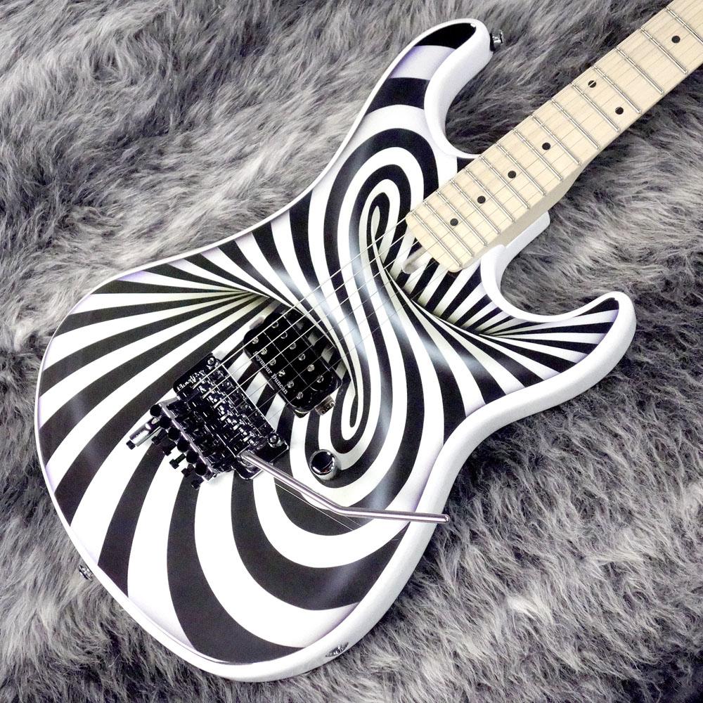 ギター KRAMER The84 The Illusionist Kramer Illusionist The 84 3D Black White Swirl D-Tuna DEMO
