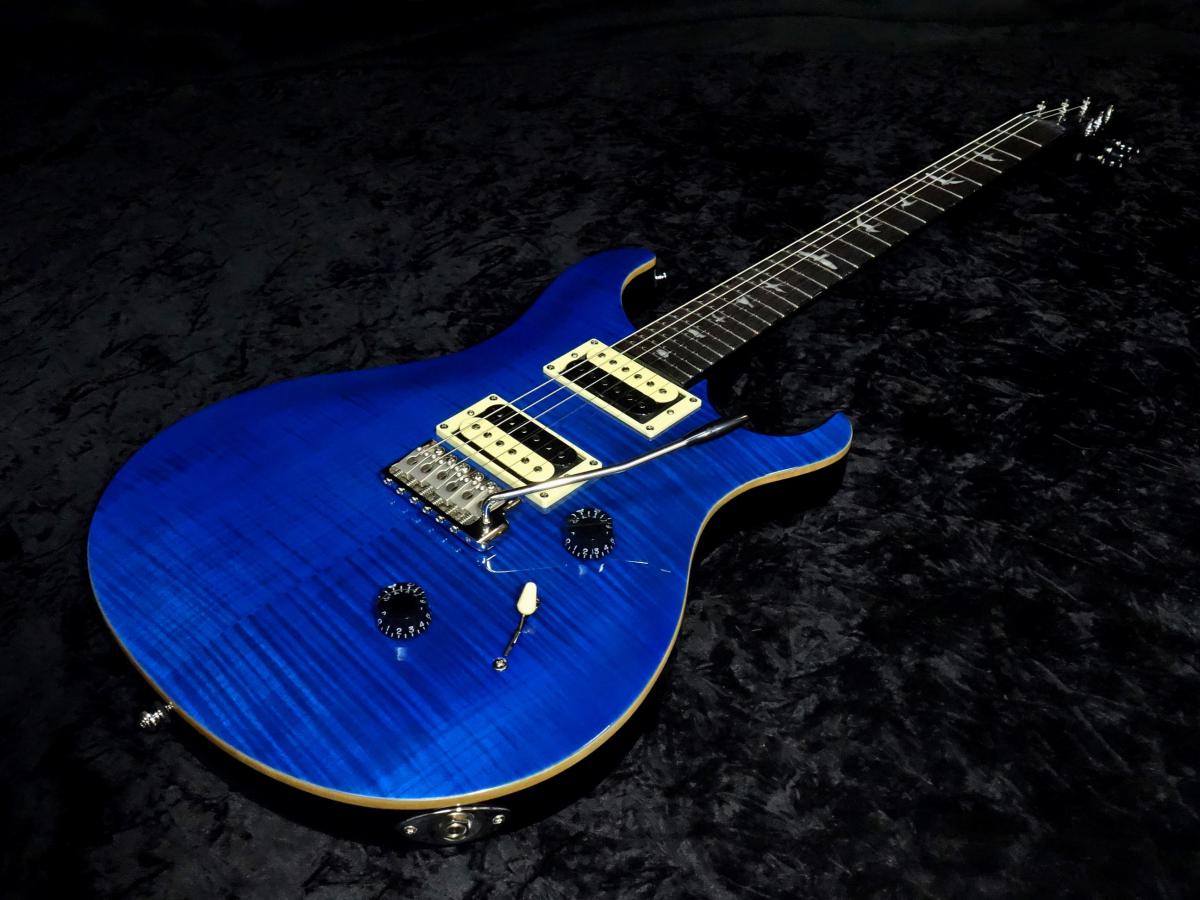 PRS SE custom24 美品　blue matteo ポールリードスミス Paul Reed Smith [PRS] SE Custom 24 Quilt Maple Limited Blue