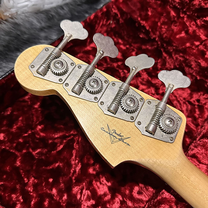 Fender Custom Shop 1960 Jazz Bass Relic Vintage White 2023