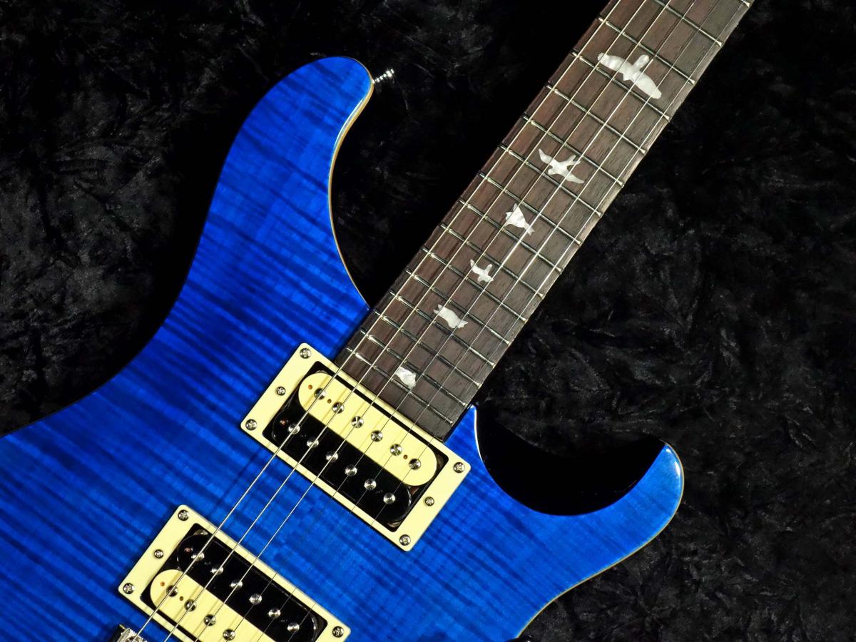 PRS SE custom24 美品　blue matteo ポールリードスミス PRS SE Custom24 Blue Matteo Natural Back エレキギター ポール