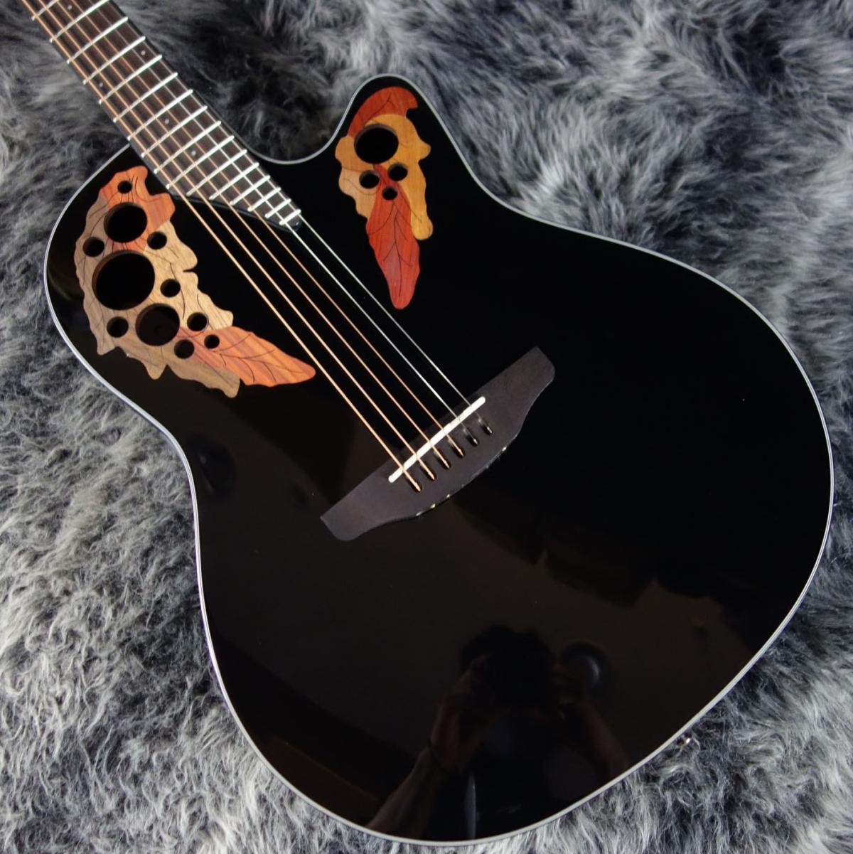 Ovation Celebrity Elite CE44-5 Black <オベーション>｜平野楽器