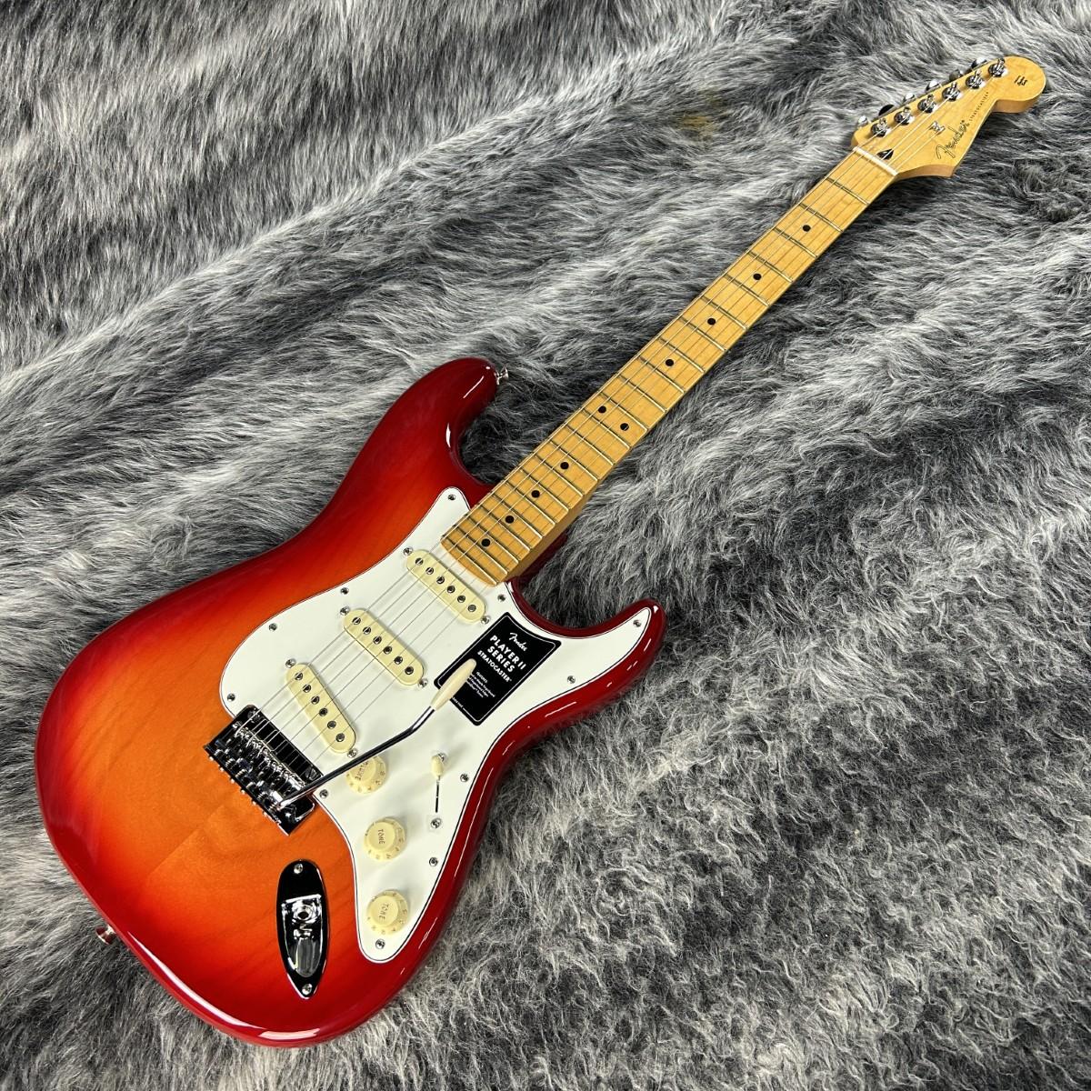 Fender Mexico Player II Stratocaster Maple Fingerboard Aged Cherry
