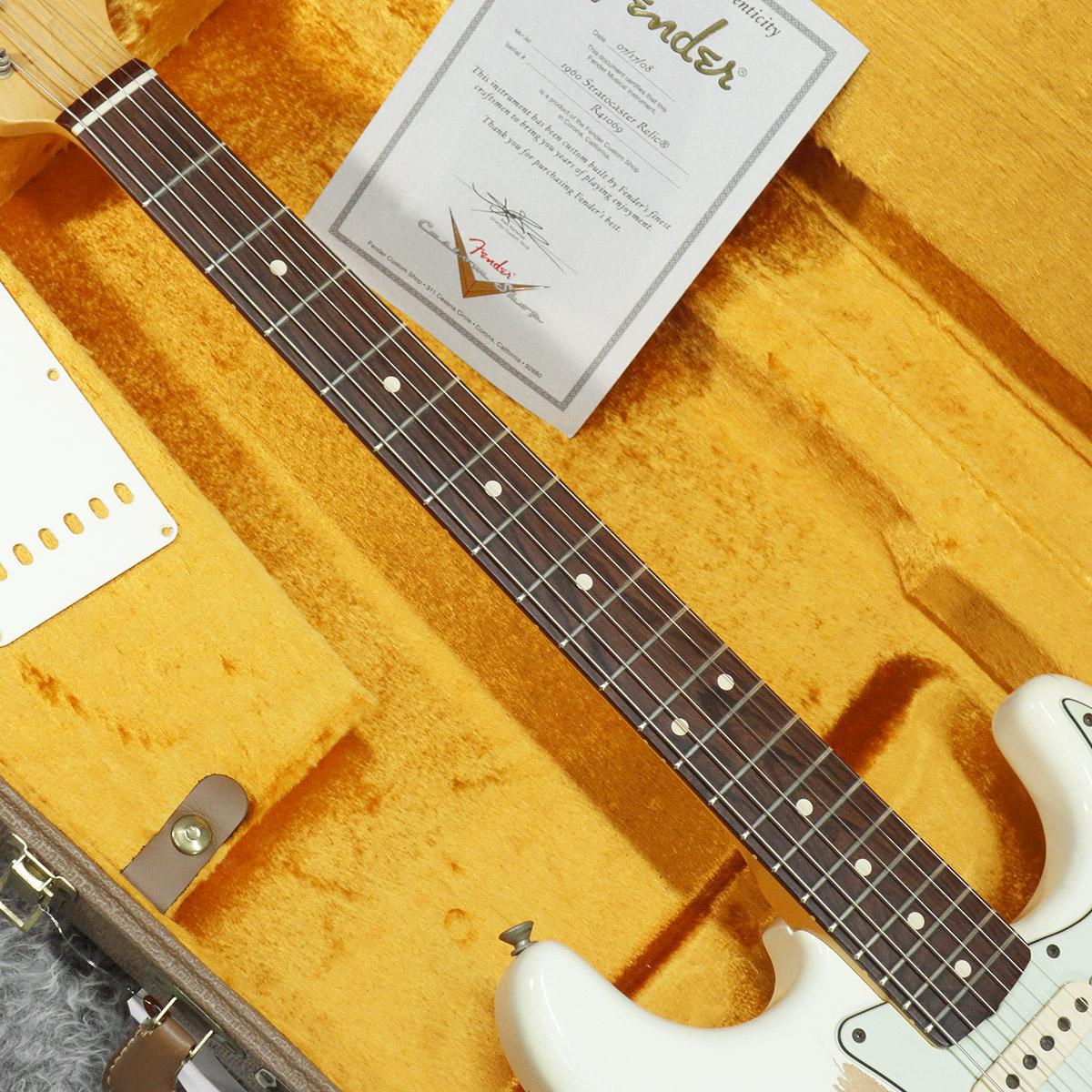 Fender Custom Shop 1960 Stratocaster Relic Olympic White
