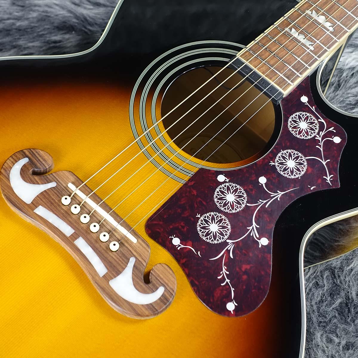 【希少】EPIPHONE EJ-200SCE/N　ケース付　エピフォン 希少】EPIPHONE EJ-200SCE/N ケース付 エピフォン 希少