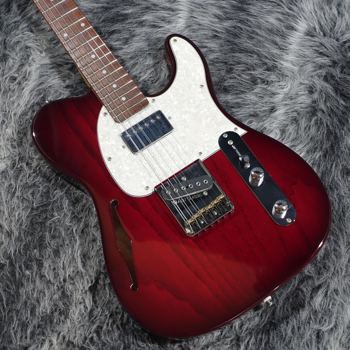 G&L Tribute ASAT Classic Bluesboy Semi-Hollow Red Burst