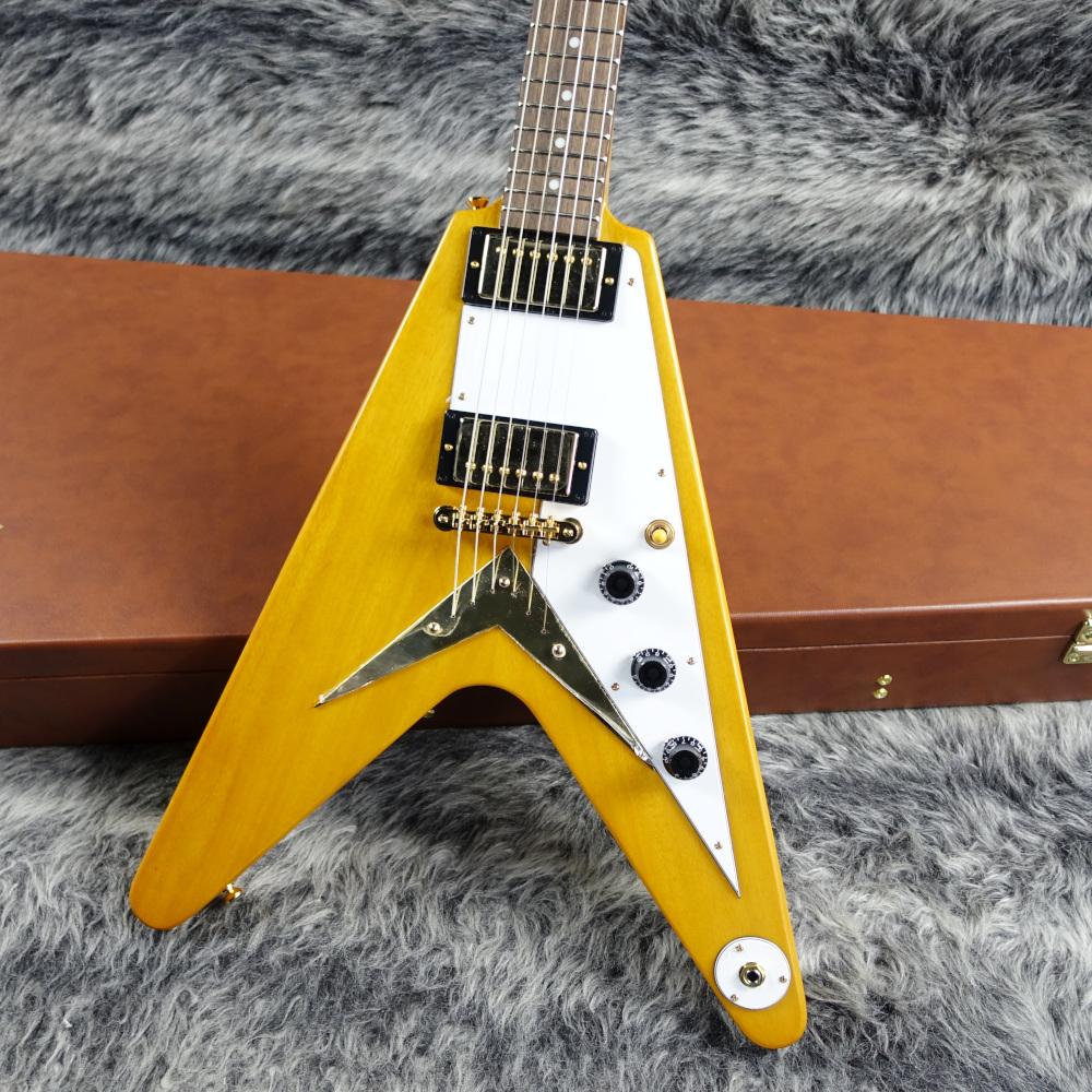 ギター Epiphone 1958 Korina Flying V Epiphone 1958 Korina Flying V Aged Natural <エピフォン>｜平野楽器