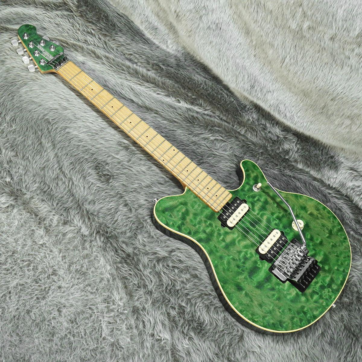 MUSIC MAN Axis EX Trans Green <ミュージックマン>｜平野楽器 