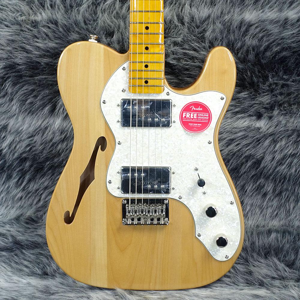 ギター Squier Telecaster Thinline Natural Squier by Fender Classic Vibe '70s Telecaster Thinline