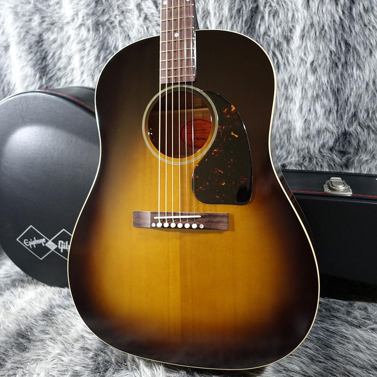 Epiphone Tamio Okuda J-45 Washed Vintage Sunburst
