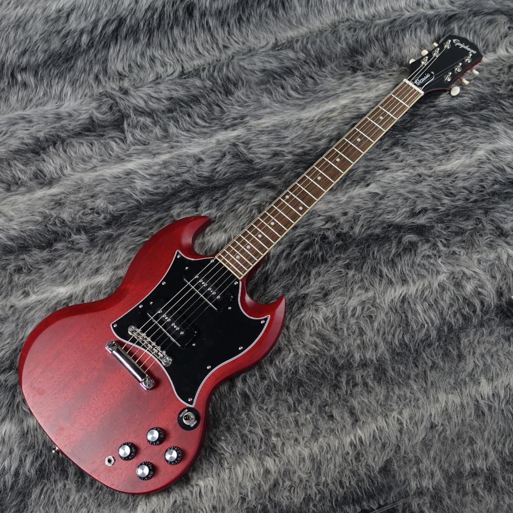 Epiphone SG Classic Worn P-90 Worn Cherry <エピフォン>|平野 Epiphone SG Classic Worn P-90 Worn Cherry <エピフォン>|平野