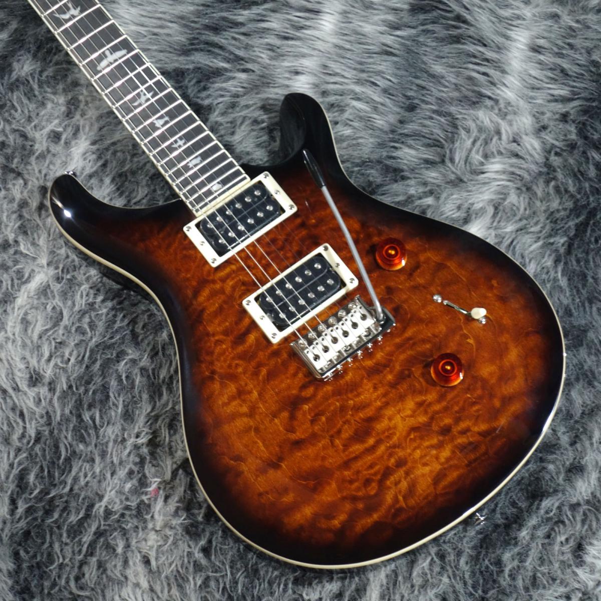 Paul Reed Smith SE Custom 24 Quilt Package Black Gold Burst