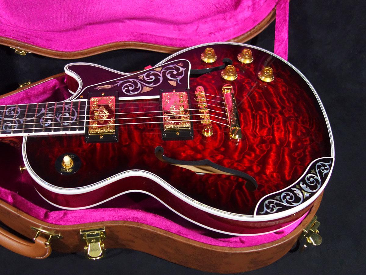Gibson Custom Shop Custom Crimson Les Paul Bella Voce Velvet Ember