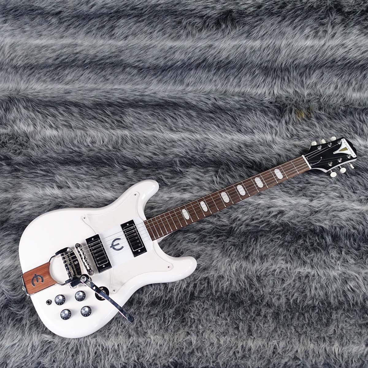 ギター Epiphone Crestwood Custom Polaris White Epiphone Crestwood Custom Tremotone Elektro Gitar (Polaris White
