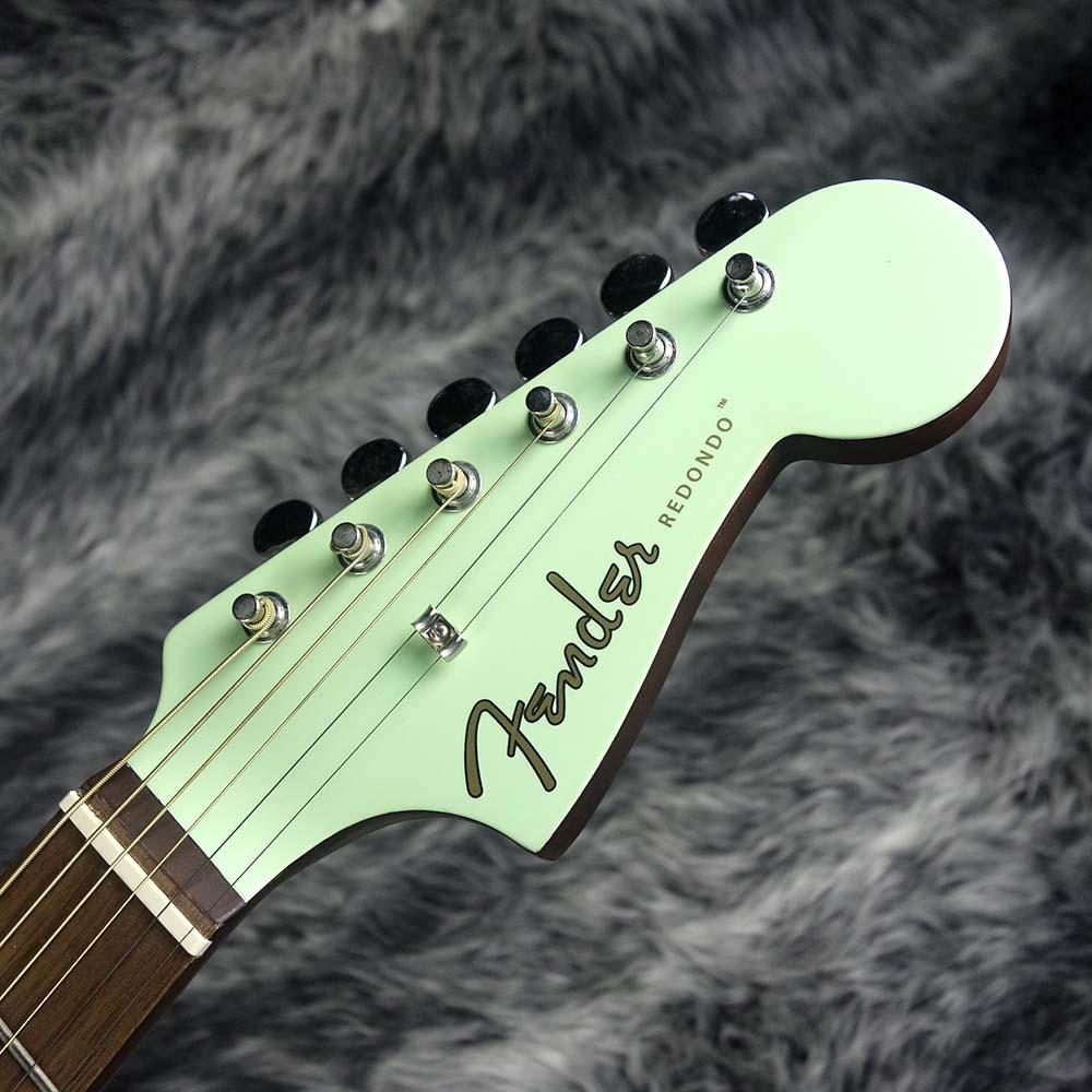 新作からSALEアイテム等お得な商品満載 Fender Acoustics FSR Redondo Player, Walnut  Fingerboard, Surf Green ご予約受付中