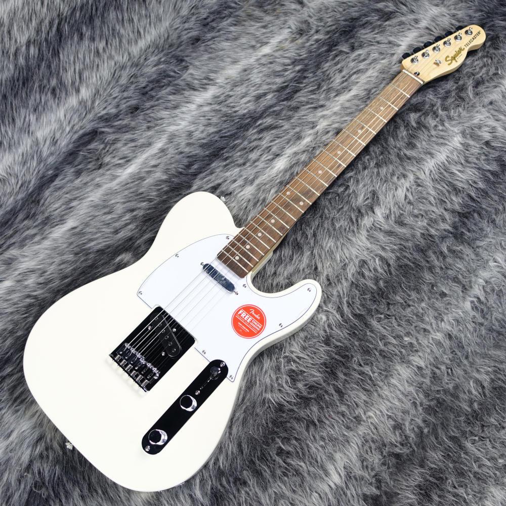 【値下げ】Squier Telecaster ホワイト エレキギター Squier by Fender Affinity Series Telecaster Laurel Fingerboard
