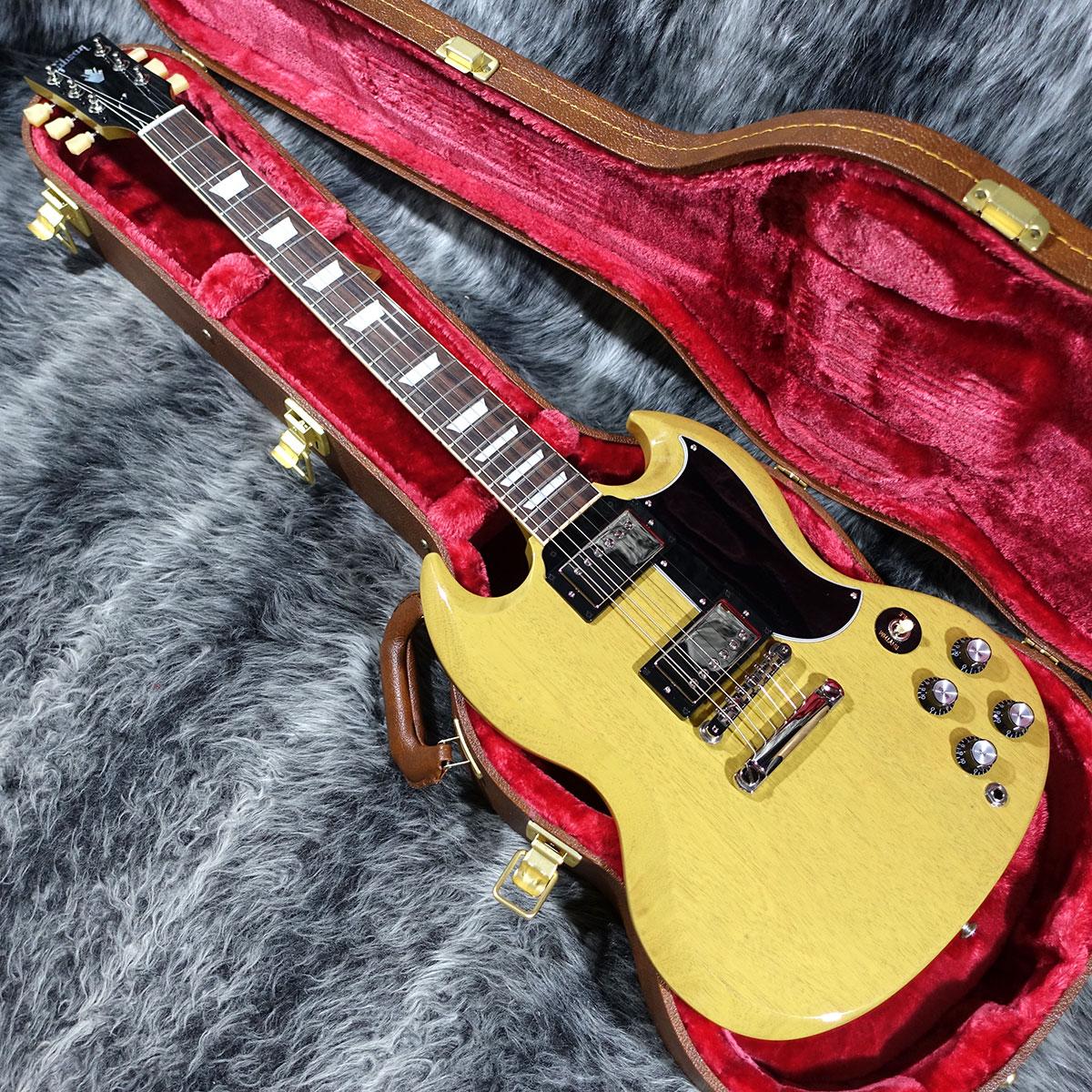 Gibson SG Standard '61 Stopbar W/Hardshell Case - TV Yellow