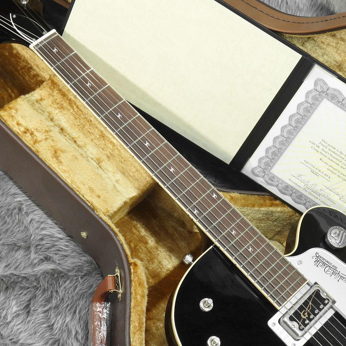 Gretsch G6119T-65KA-BLK Kenichi Asai Signature Black Cat